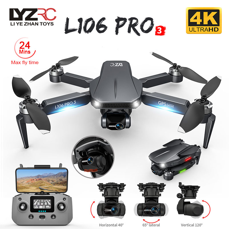 L106 Pro 3 Drone 5G WIFI FPV G - Drone Camera With Gimbal บทวิจารณ์และราคา