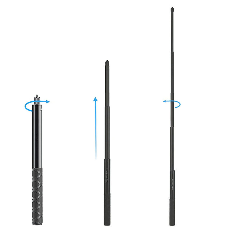 ไม้เซลฟี่แบบซ่อนสำหรับ Insta36 - Drone Camera Action บทวิจารณ์และราคา