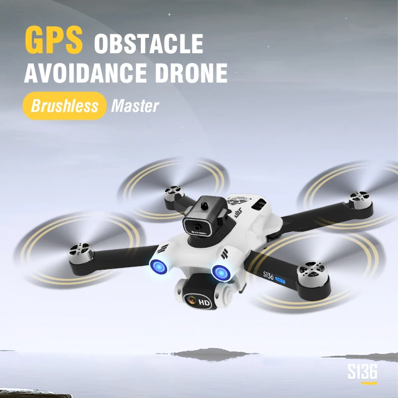 โดรน S136 Pro Ultra Rc โดรน 8K - Drone Camera Professional บทวิจารณ์และราคา